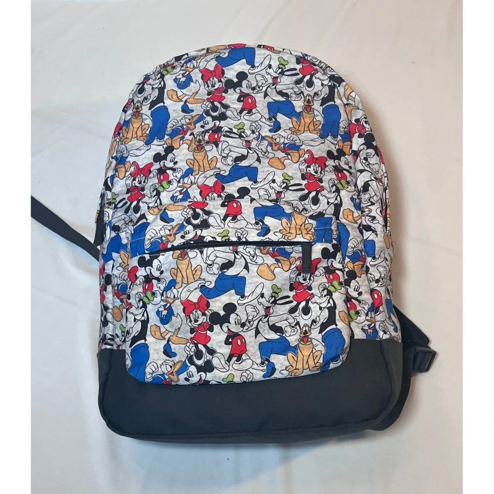 Disney Mickey and Friends Backpack Unisex One Size Multicolor Retro Style